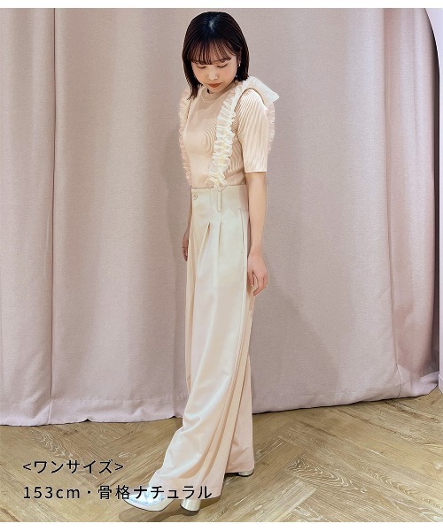 PEACH JOHN（ピーチジョン）の「バックリボンニットプルオーバー（ニット/セーター・レディース・ピンク/ピンクベージュ・ONE SIZE）」の6枚目の写真