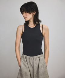 SALON adam et rope' | ハイツイストコットンアメリカンスリーブタンクトップ(タンクトップ)