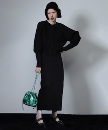 ROSE BUD | スウェットライクニットセットアップ(ワンピース)