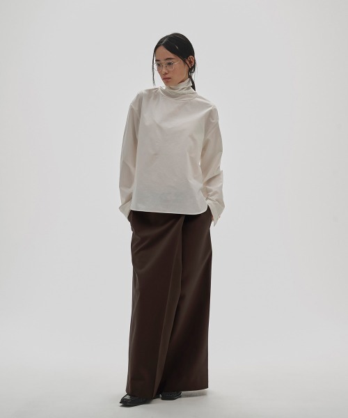 TODAYFUL（トゥデイフル）の「Twill Wrap Skirt（スカート・レディース・ブラック/チョコ・36inch/38inch）」の3枚目の写真