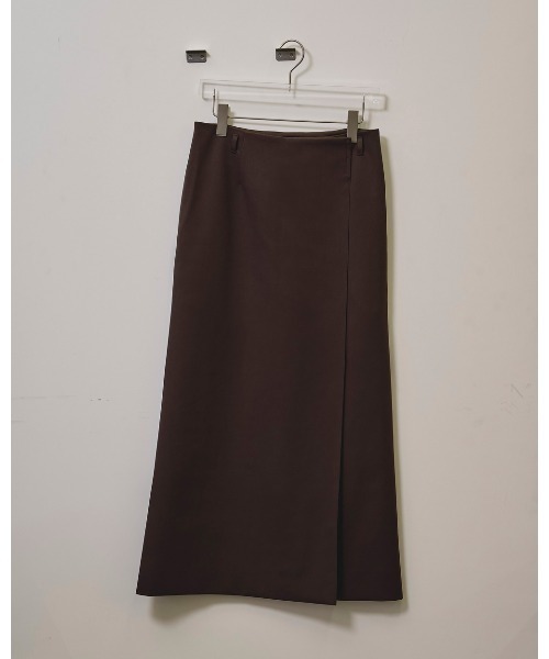 TODAYFUL（トゥデイフル）の「Twill Wrap Skirt（スカート・レディース・ブラック/チョコ・36inch/38inch）」の12枚目の写真
