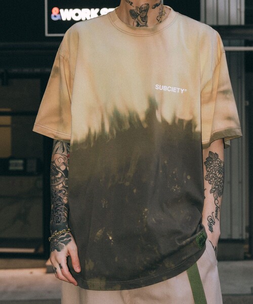 Subciety（サブサエティ）の「Faded tee（Tシャツ/カットソー・メンズ・ブラック/ネイビー/ピンク・XX-LARGE/X-LARGE/LARGE/MEDIUM/SMALL）」の15枚目の写真