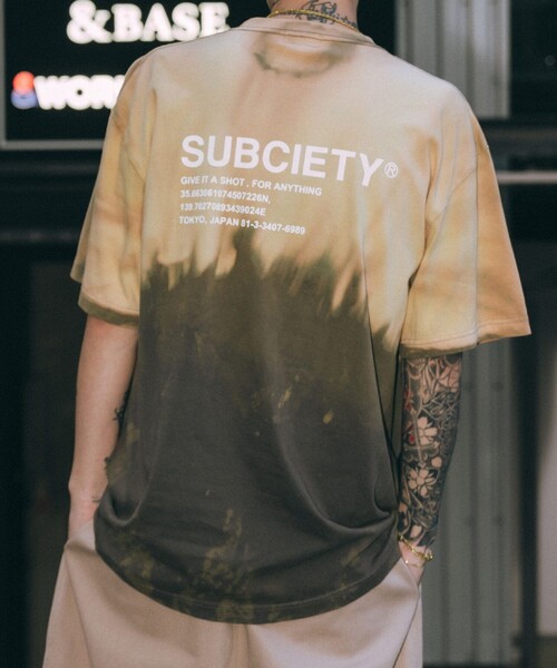 Subciety（サブサエティ）の「Faded tee（Tシャツ/カットソー・メンズ・ブラック/ネイビー/ピンク・XX-LARGE/X-LARGE/LARGE/MEDIUM/SMALL）」の16枚目の写真