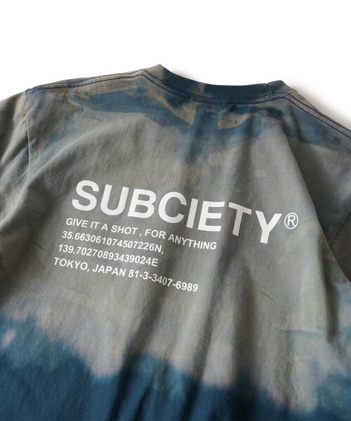 Subciety（サブサエティ）の「Faded tee（Tシャツ/カットソー・メンズ・ブラック/ネイビー/ピンク・XX-LARGE/X-LARGE/LARGE/MEDIUM/SMALL）」の19枚目の写真