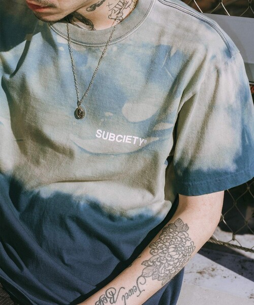 Subciety（サブサエティ）の「Faded tee（Tシャツ/カットソー・メンズ・ブラック/ネイビー/ピンク・XX-LARGE/X-LARGE/LARGE/MEDIUM/SMALL）」の20枚目の写真