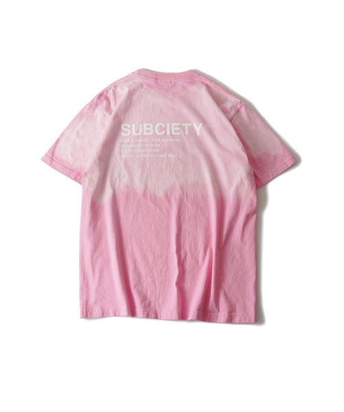 Subciety（サブサエティ）の「Faded tee（Tシャツ/カットソー・メンズ・ブラック/ネイビー/ピンク・XX-LARGE/X-LARGE/LARGE/MEDIUM/SMALL）」の5枚目の写真