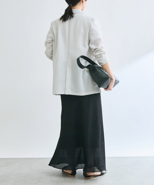 RIVE DROITE(リヴドロワ)の「【軽くて涼しい】メッシュテーラードジャケット(テーラードジャケット・レディース・チャコールグレー/ライトグレー/ネイビー・FREE)」の21枚目の写真