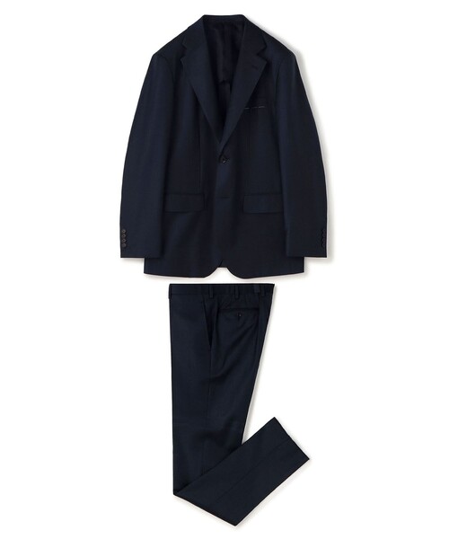 TOMORROWLAND (トゥモローランド)の「TROFEO ウール シングルブレステッド2Bスーツ E.Zegna(スーツジャケット・メンズ・ネイビー/ブラウン・46/48/52/42/44/50/54)」の1枚目の写真