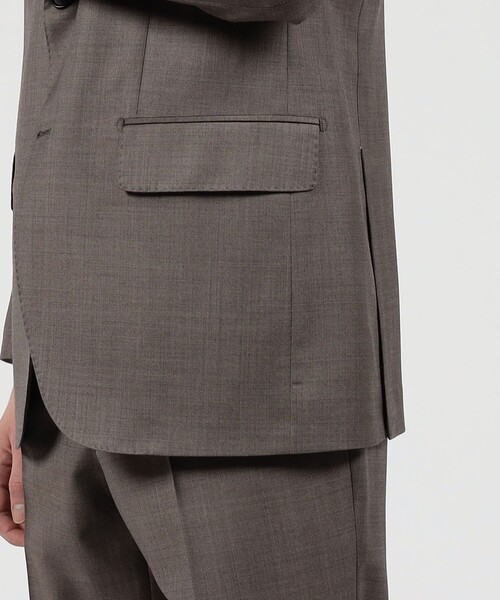 TOMORROWLAND (トゥモローランド)の「TROFEO ウール シングルブレステッド2Bスーツ E.Zegna(スーツジャケット・メンズ・ネイビー/ブラウン・46/48/52/42/44/50/54)」の10枚目の写真