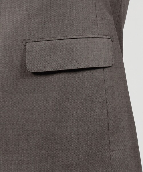 TOMORROWLAND (トゥモローランド)の「TROFEO ウール シングルブレステッド2Bスーツ E.Zegna(スーツジャケット・メンズ・ネイビー/ブラウン・46/48/52/42/44/50/54)」の12枚目の写真