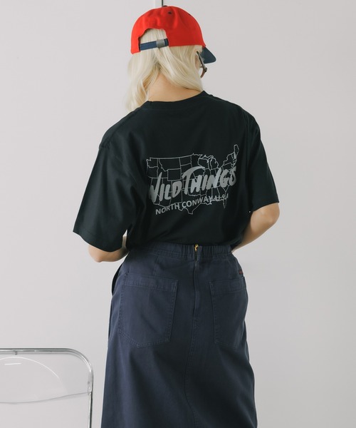 WILD THINGS（ワイルドシングス）の「WILD THINGS/ワイルドシングス BIRTH PLACE TEE ショートスリーブTシャツ（Tシャツ/カットソー・メンズ・ホワイト/ブラック・M/L/XL）」の10枚目の写真