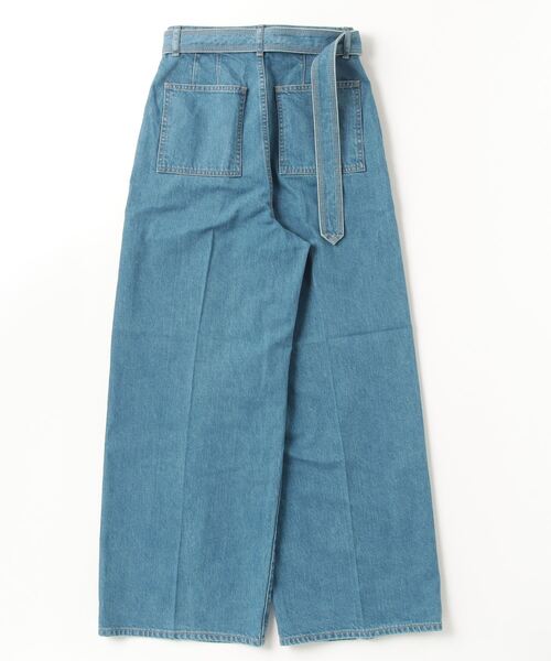 Mackintosh（マッキントッシュ）の「BELTED POLMOOD DENIM（デニムパンツ・レディース・ブルー・6/8）」の2枚目の写真
