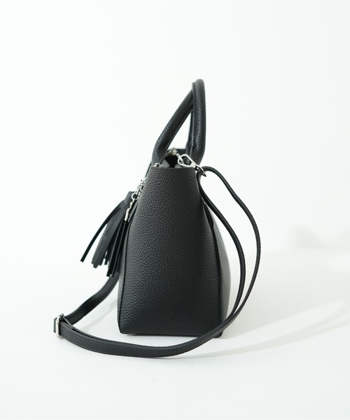 MURUA（ムルーア）の「【MURUA/ムルーア】 TASSEL SERIES　ハンドバッグ（ハンドバッグ・レディース・ネイビー/ブラック/ライトグレー・FREE）」の10枚目の写真