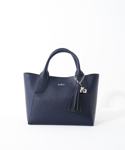MURUA（ムルーア）の「【MURUA/ムルーア】 TASSEL SERIES　ハンドバッグ（ハンドバッグ・レディース・ネイビー/ブラック/ライトグレー・FREE）」の13枚目の写真