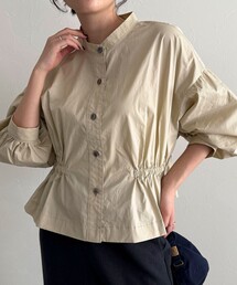 fredy emue | クロップドウエストギャザーブラウス(シャツ/ブラウス)