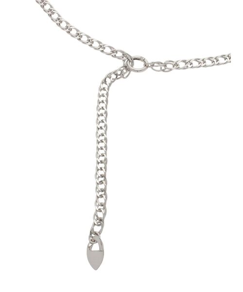 MURUA（ムルーア）の「2WAYチェーンベルト（ベルト・レディース・シルバー・FREE）」の8枚目の写真