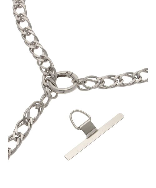 MURUA（ムルーア）の「2WAYチェーンベルト（ベルト・レディース・シルバー・FREE）」の9枚目の写真