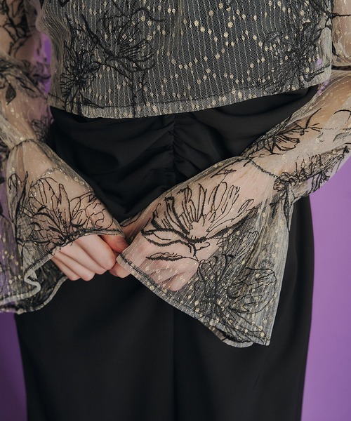 et.UNiVER(エトユニベール)の「goldyflower manyway dress(ドレス・レディース・ブラック/グレー/キャメル・SMALL/MEDIUM/LARGE)」の8枚目の写真