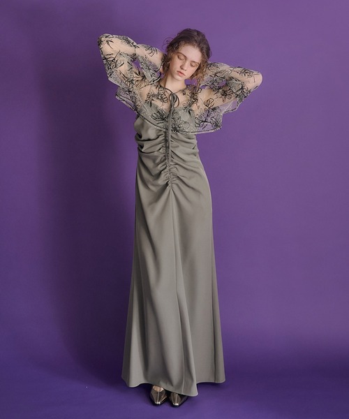 et.UNiVER(エトユニベール)の「goldyflower manyway dress(ドレス・レディース・ブラック/グレー/キャメル・SMALL/MEDIUM/LARGE)」の19枚目の写真