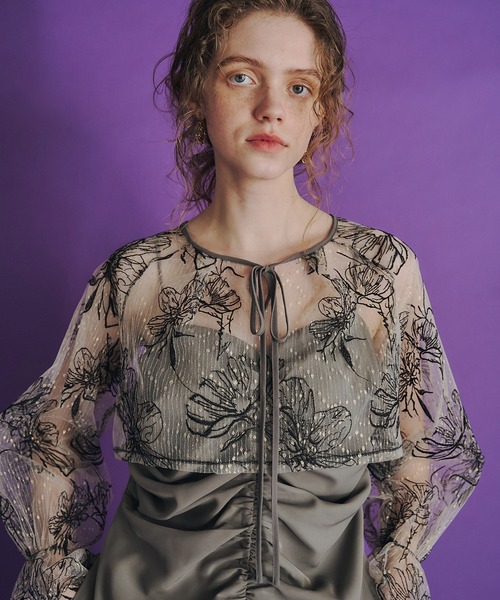 et.UNiVER(エトユニベール)の「goldyflower manyway dress(ドレス・レディース・ブラック/グレー/キャメル・SMALL/MEDIUM/LARGE)」の21枚目の写真