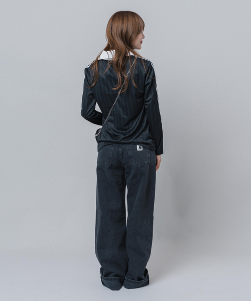 JOINT WORKS（ジョイントワークス）の「adidas/ アディダス V-NECK LS TEE（Tシャツ/カットソー・レディース・ブラック・SMALL）」の11枚目の写真