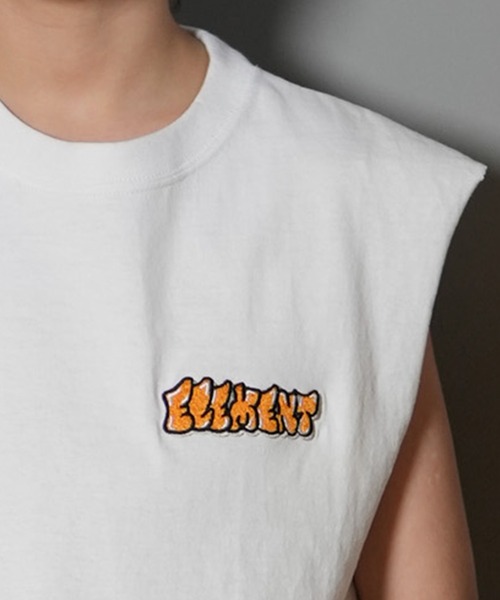 ELEMENT（エレメント）の「ELEMENT/エレメント ACOMPANY NO SLEEVE YOUTH キッズ タンクトップ BF02E-356（タンクトップ・キッズ・ブラック/ホワイト・130cm/140cm/150cm/160cm）」の10枚目の写真