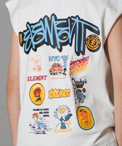 ELEMENT（エレメント）の「ELEMENT/エレメント ACOMPANY NO SLEEVE YOUTH キッズ タンクトップ BF02E-356（タンクトップ・キッズ・ブラック/ホワイト・130cm/140cm/150cm/160cm）」の11枚目の写真