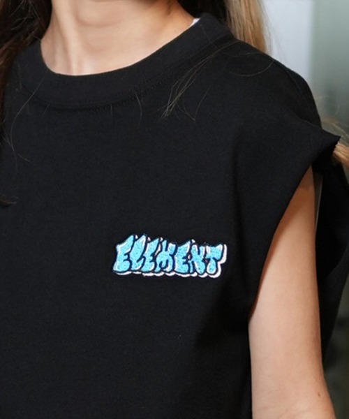 ELEMENT（エレメント）の「ELEMENT/エレメント ACOMPANY NO SLEEVE YOUTH キッズ タンクトップ BF02E-356（タンクトップ・キッズ・ブラック/ホワイト・130cm/140cm/150cm/160cm）」の18枚目の写真