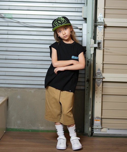 ELEMENT（エレメント）の「ELEMENT/エレメント ACOMPANY NO SLEEVE YOUTH キッズ タンクトップ BF02E-356（タンクトップ・キッズ・ブラック/ホワイト・130cm/140cm/150cm/160cm）」の15枚目の写真