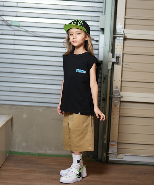 ELEMENT（エレメント）の「ELEMENT/エレメント ACOMPANY NO SLEEVE YOUTH キッズ タンクトップ BF02E-356（タンクトップ・キッズ・ブラック/ホワイト・130cm/140cm/150cm/160cm）」の16枚目の写真