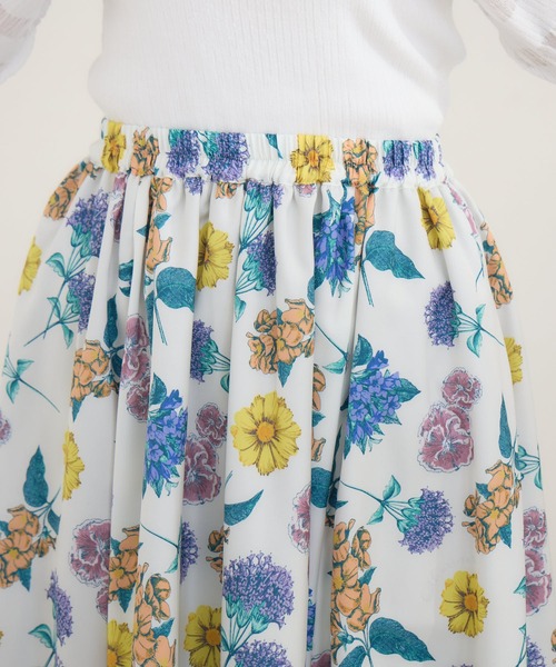 KATHARINE ROSS(キャサリンロス)の「【KATHARINE ROSS】イマジナリーフラワープリントスカート(スカート・レディース・アイボリー/ネイビー・MEDIUM)」の21枚目の写真