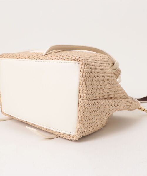 SALON de RUBAN（サロンドルヴァン）の「【SALON de RUBAN / サロン ド ルヴァン】 2wayトートバッグ（トートバッグ・レディース・ブラック/ブラウン/ホワイト・FREE）」の5枚目の写真