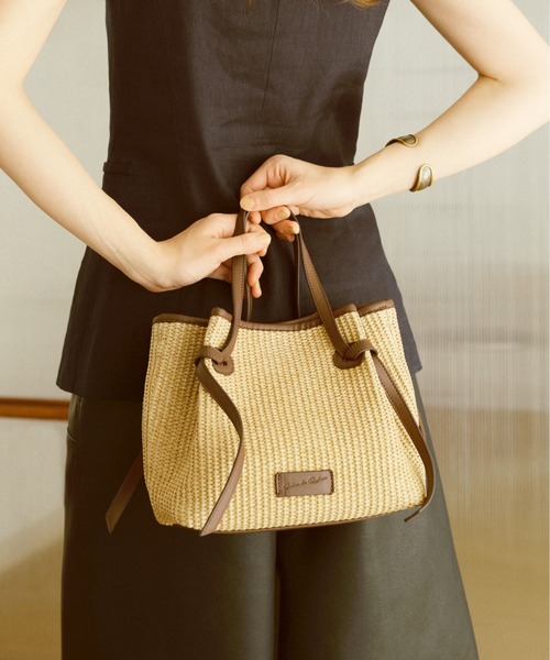 SALON de RUBAN（サロンドルヴァン）の「【SALON de RUBAN / サロン ド ルヴァン】 2wayトートバッグ（トートバッグ・レディース・ブラック/ブラウン/ホワイト・FREE）」の3枚目の写真