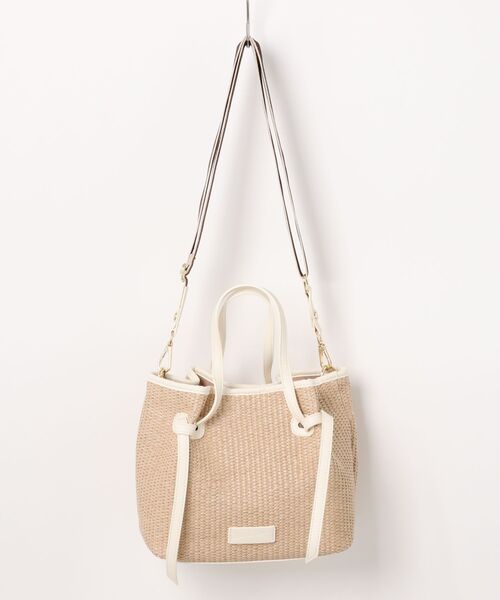 SALON de RUBAN（サロンドルヴァン）の「【SALON de RUBAN / サロン ド ルヴァン】 2wayトートバッグ（トートバッグ・レディース・ブラック/ブラウン/ホワイト・FREE）」の8枚目の写真