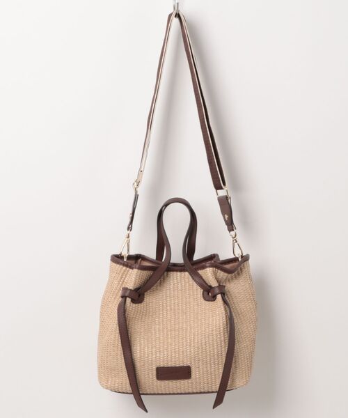 SALON de RUBAN（サロンドルヴァン）の「【SALON de RUBAN / サロン ド ルヴァン】 2wayトートバッグ（トートバッグ・レディース・ブラック/ブラウン/ホワイト・FREE）」の10枚目の写真