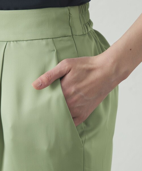 CAST:(キャストコロン)の「【セットアップ対応/オンでもオフでも活躍】サテンジョッパーズパンツ(その他パンツ・レディース・グリーン/ネイビー/ベージュ・S/M)」の6枚目の写真