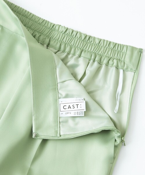 CAST:(キャストコロン)の「【セットアップ対応/オンでもオフでも活躍】サテンジョッパーズパンツ(その他パンツ・レディース・グリーン/ネイビー/ベージュ・S/M)」の5枚目の写真