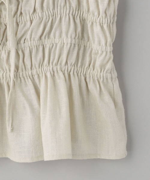 A part by(アパートバイ)の「ハクキャミビスチェ(キャミソール・レディース・チャコールグレー/ブラウン/ライトベージュ・FREE)」の15枚目の写真