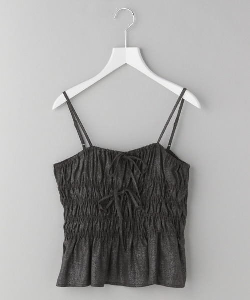 A part by(アパートバイ)の「ハクキャミビスチェ(キャミソール・レディース・チャコールグレー/ブラウン/ライトベージュ・FREE)」の7枚目の写真