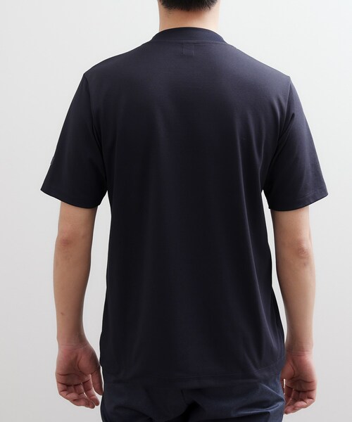 TAKEO KIKUCHI(タケオキクチ)の「テーラードジャージ Vネック(Tシャツ/カットソー・メンズ・ブラック/ホワイト/ネイビー・03/01/02/04/05)」の7枚目の写真
