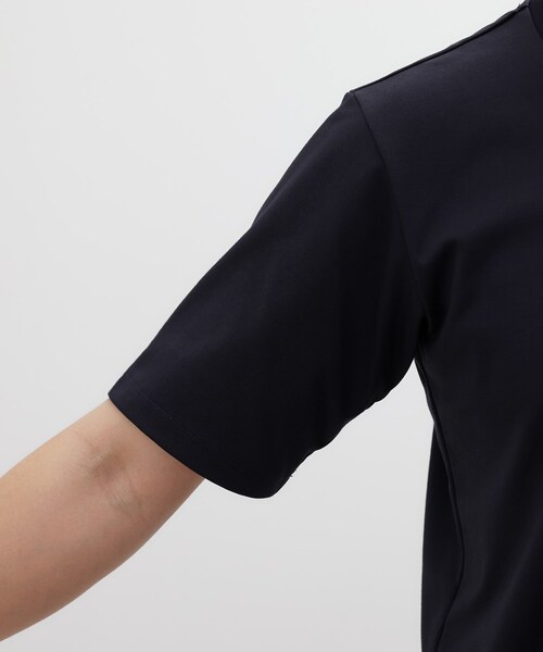 TAKEO KIKUCHI(タケオキクチ)の「テーラードジャージ Vネック(Tシャツ/カットソー・メンズ・ブラック/ホワイト/ネイビー・03/01/02/04/05)」の9枚目の写真