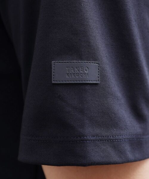 TAKEO KIKUCHI(タケオキクチ)の「テーラードジャージ Vネック(Tシャツ/カットソー・メンズ・ブラック/ホワイト/ネイビー・03/01/02/04/05)」の11枚目の写真