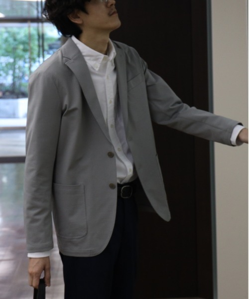 EDWIN(エドウィン)の「EDWIN(エドウィン)「デニスラ」テーラードジャケット(テーラードジャケット・メンズ・グレー・M/XL/L)」の10枚目の写真