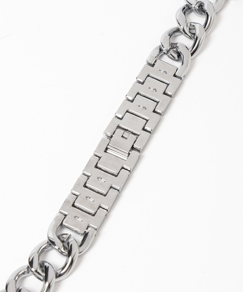 Me%(ミィパーセント)の「【ステンレス】AppleWatchチェーンバンド 326032(デジタル腕時計・レディース・ブラック/シルバー・MEDIUM)」の16枚目の写真