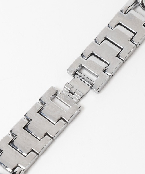 Me%(ミィパーセント)の「【ステンレス】AppleWatchチェーンバンド 326032(デジタル腕時計・レディース・ブラック/シルバー・MEDIUM)」の17枚目の写真