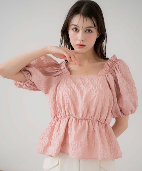 NOELA(ノエラ)の「オフショル2WAYブラウス(シャツ/ブラウス・レディース・オフホワイト/ピンク/イエロー・フリー)」の11枚目の写真