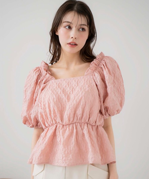 NOELA(ノエラ)の「オフショル2WAYブラウス(シャツ/ブラウス・レディース・オフホワイト/ピンク/イエロー・フリー)」の13枚目の写真
