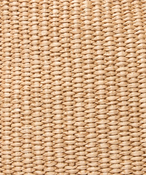 marco masi（マルコマージ）の「【MARCO MASI】別注 レザーハンドル ラフィア 2WAYトートバッグ M（かごバッグ・レディース・ブラック/ライトグレー/ベージュ・M）」の16枚目の写真