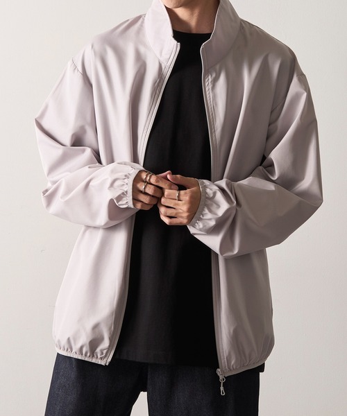 HAUS（ハウス）の「【HAUS】ポリリップライトブルゾン（ブルゾン・メンズ・ブラック/グレー/カーキ・LL/M/L）」の5枚目の写真