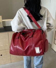 ボーラホリック　赤　ボストンバッグ ボーラホリック 赤 ボストンバッグ ボーラホリック 赤 ボストン